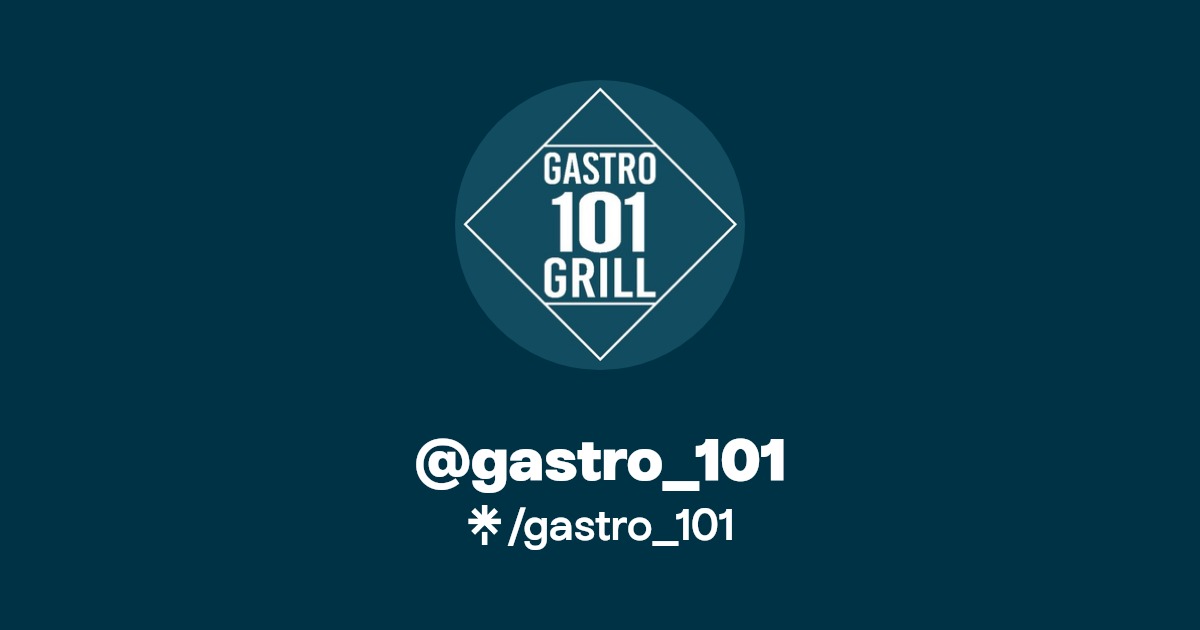gastro_101 Instagram, Facebook Linktree