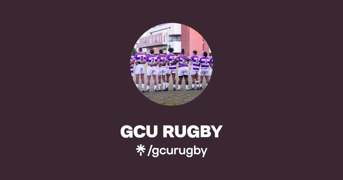 GCU RUGBY Linktree