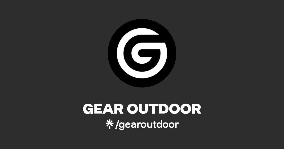GEAR OUTDOOR Instagram Linktree