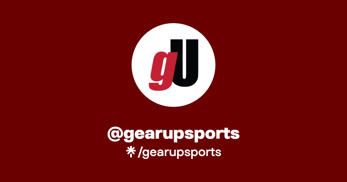 gearupsports Instagram, Facebook Linktree
