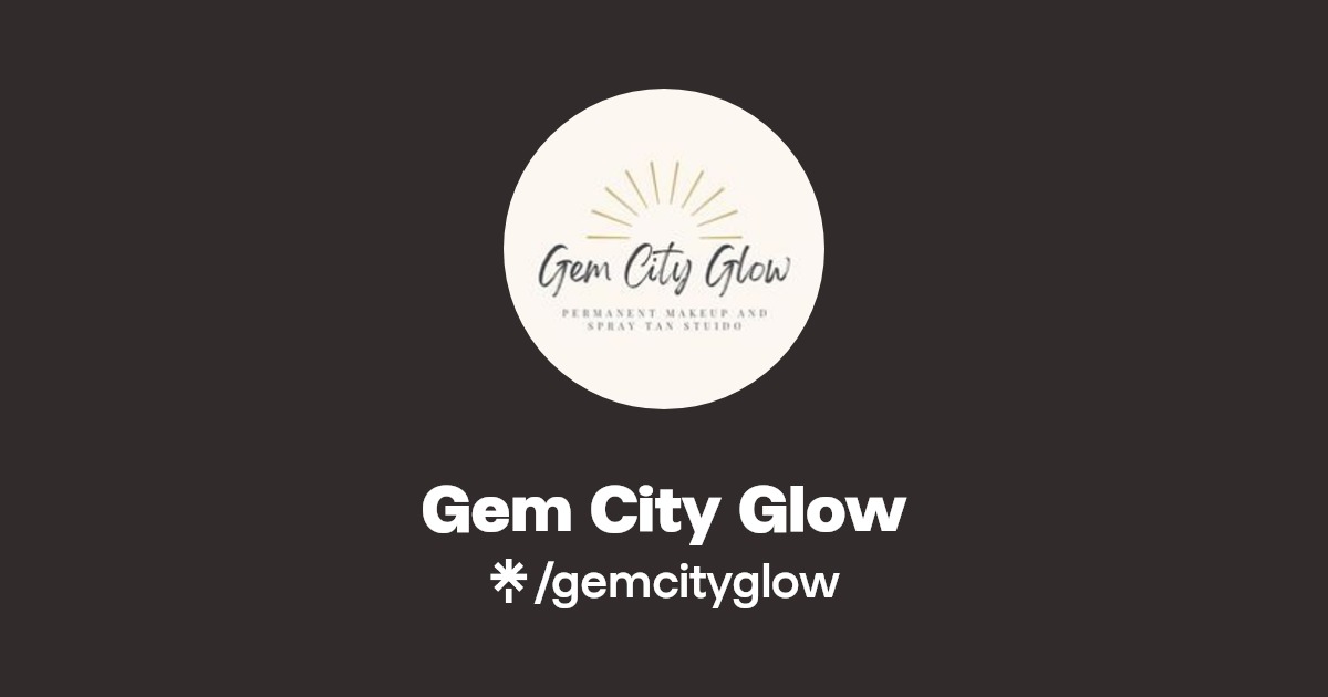Gem City Glow Instagram, Facebook Linktree