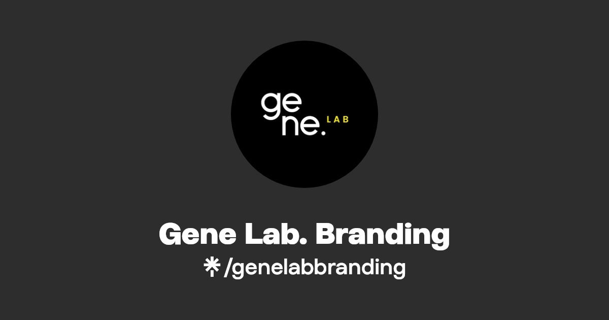 Gene Lab. Branding Linktree