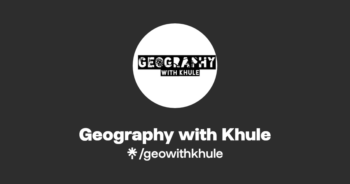 Geography with Khule Linktree