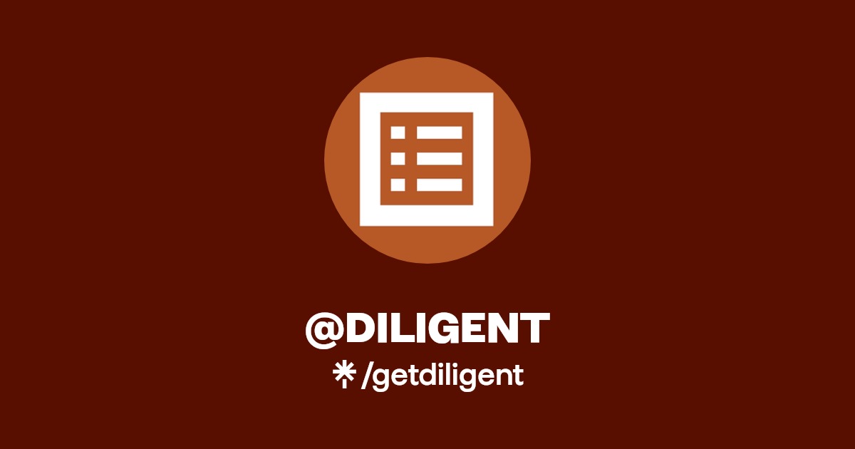 DILIGENT Instagram, Facebook Linktree