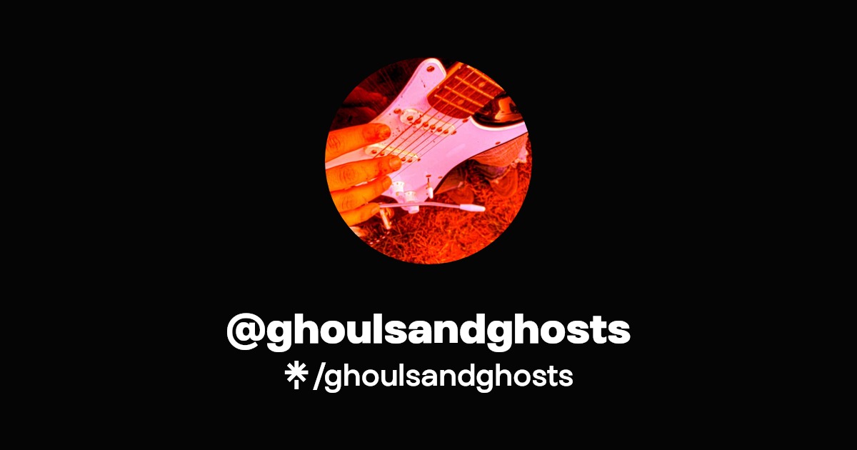 ghoulsandghosts's link in bio Instagram and socials Linktree