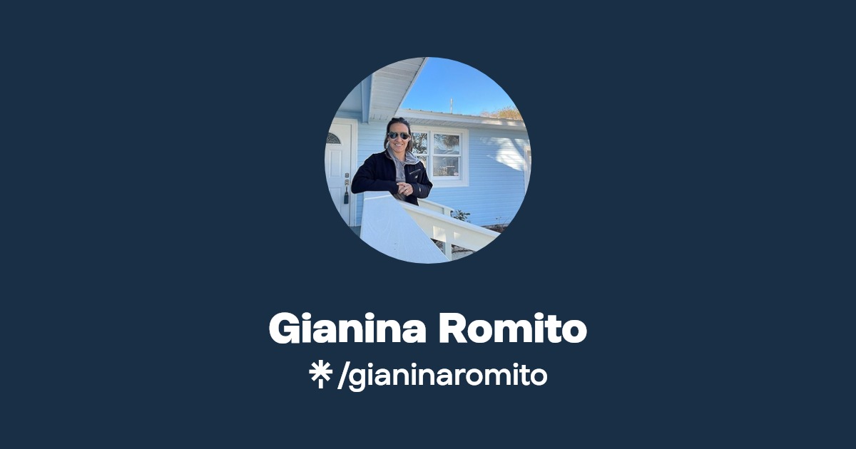 Gianina Romito Instagram, Facebook Linktree