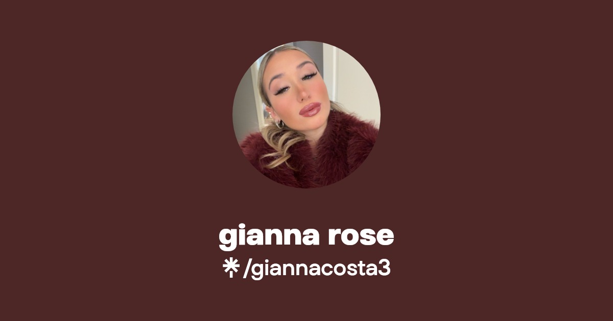 gianna rose - Find gianna rose Onlyfans - Linktree