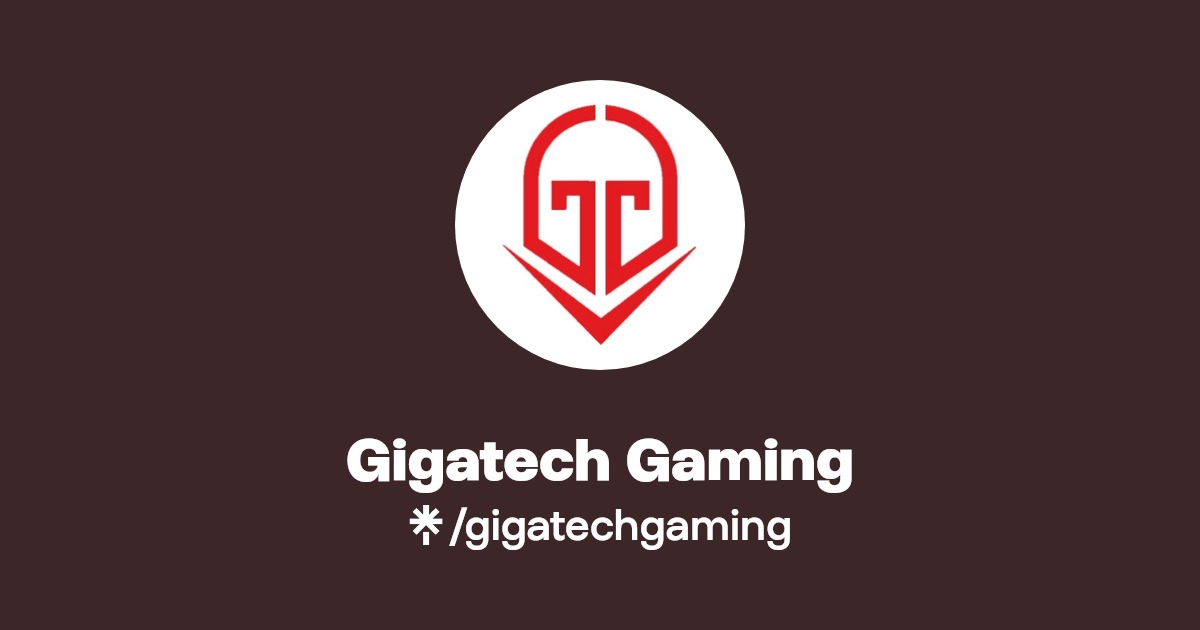 Gigatech Gaming Twitter, Instagram, Facebook, TikTok Linktree