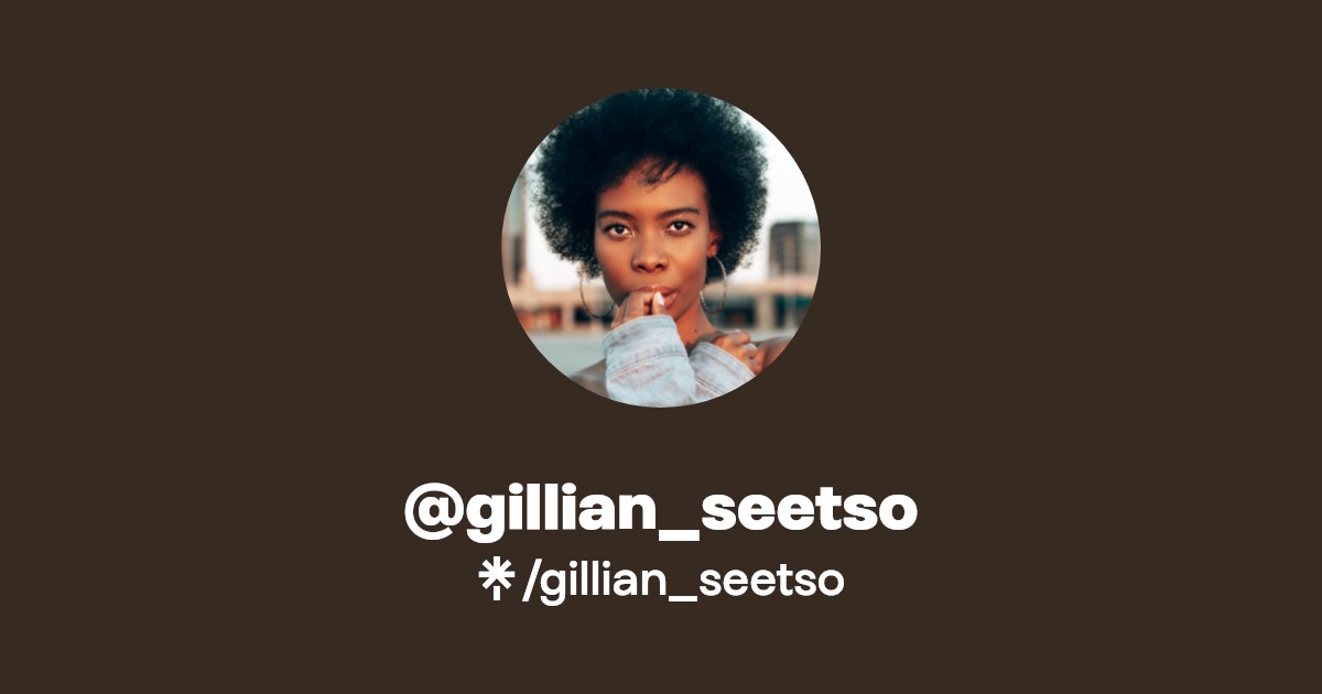 gillian_seetso TikTok Linktree