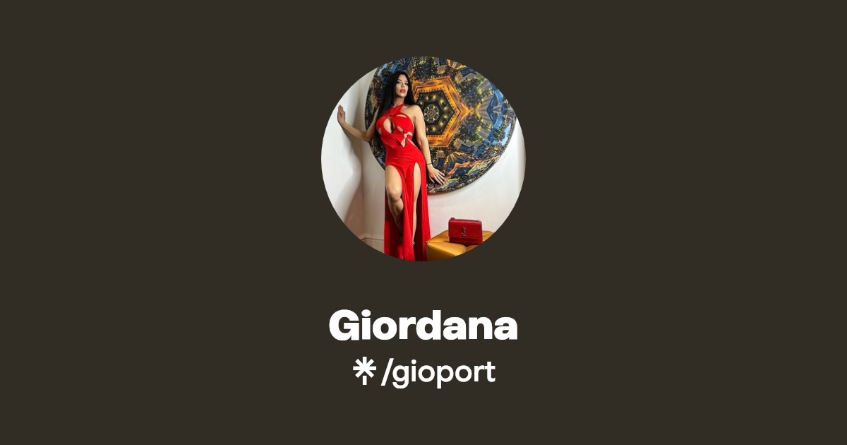 Giordana - Find Giordana Onlyfans - Linktree