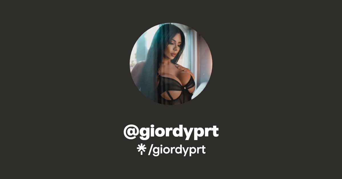 giordyprt - Find @giordyprt Onlyfans - Linktree