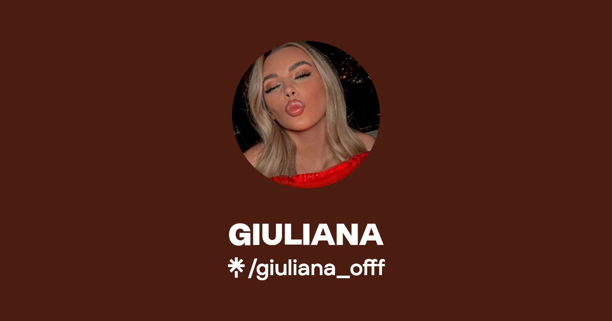 GIULIANA - Find GIULIANA Onlyfans - Linktree