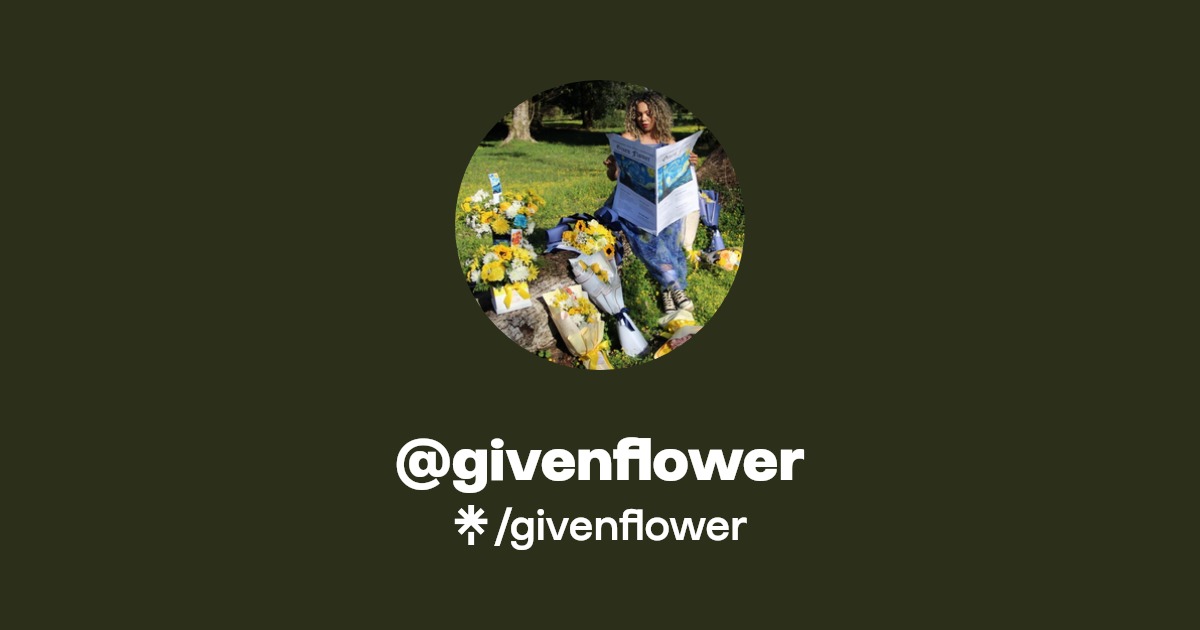 givenflower Instagram Linktree