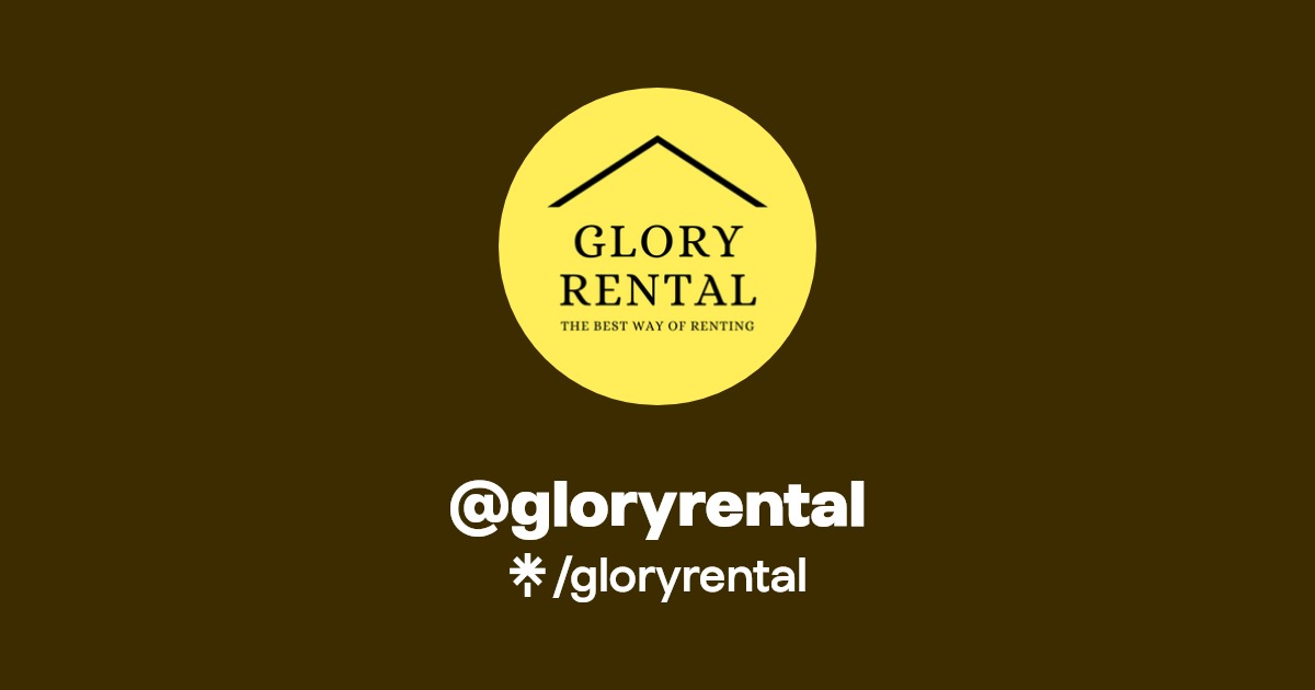 gloryrental Instagram Linktree