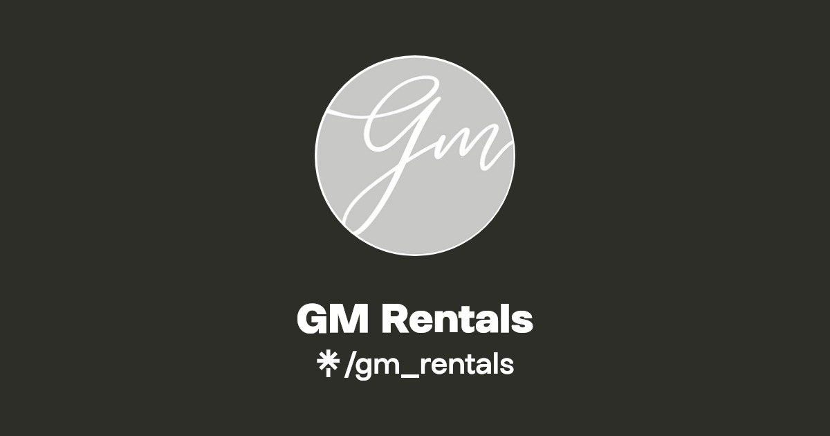 GM Rentals Linktree