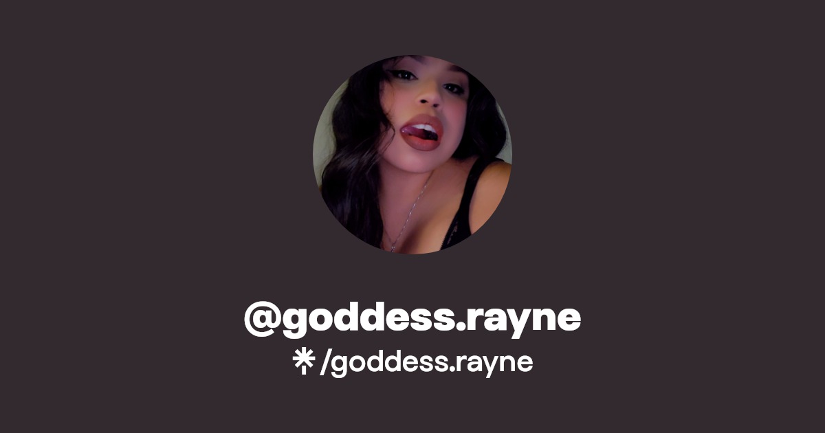 @goddess.rayne | Linktree