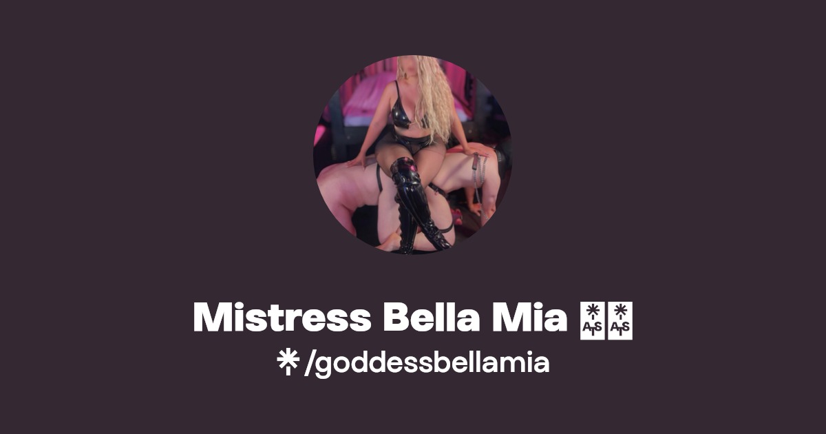 Mistress Bella Mia 👊🏻 - Find Mistress Bella Mia 👊🏻 Onlyfans - Linktree