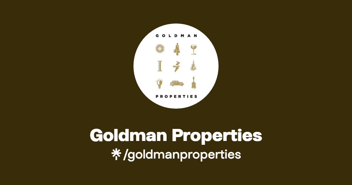 Goldman Properties Twitter Linktree