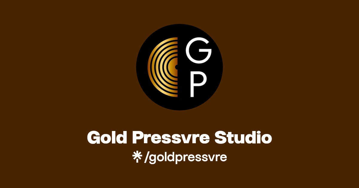 Gold Pressvre Studio Facebook, TikTok Linktree