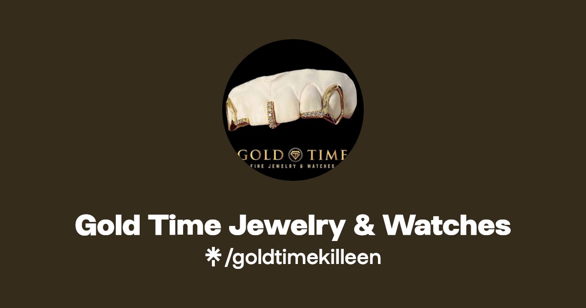 Gold Time Jewelry & Watches Instagram, Facebook, TikTok Linktree
