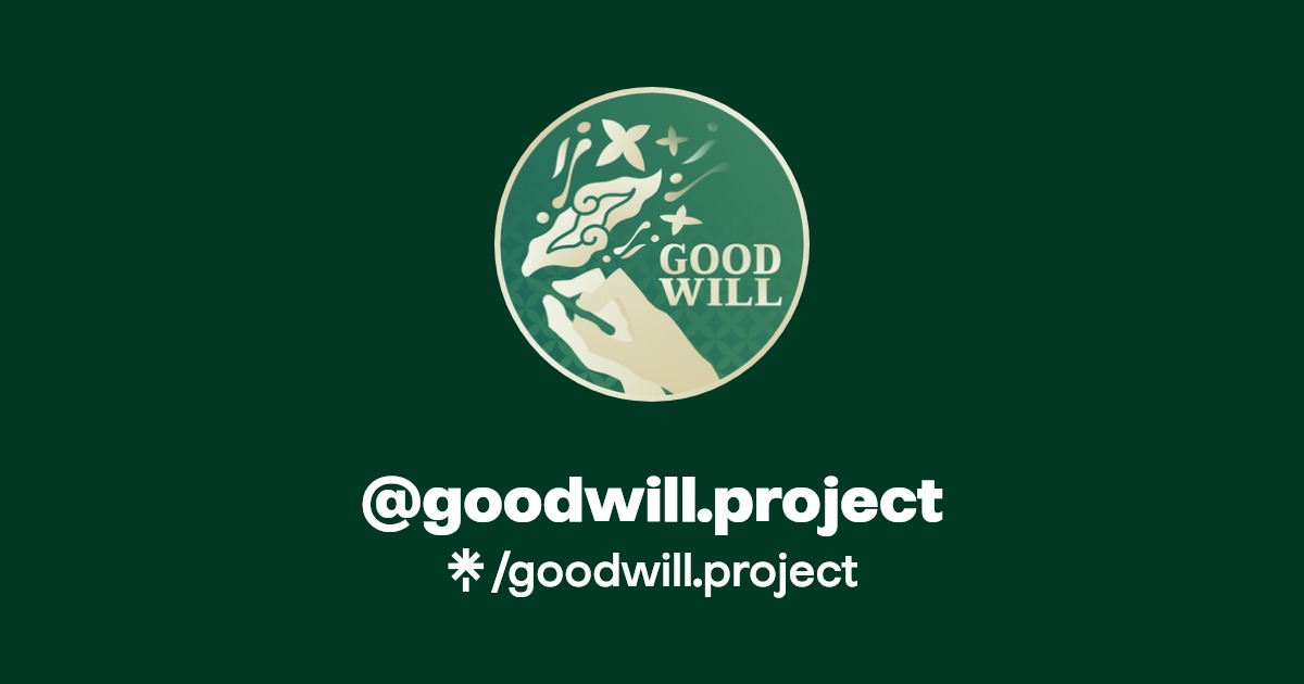 goodwill.project Instagram Linktree