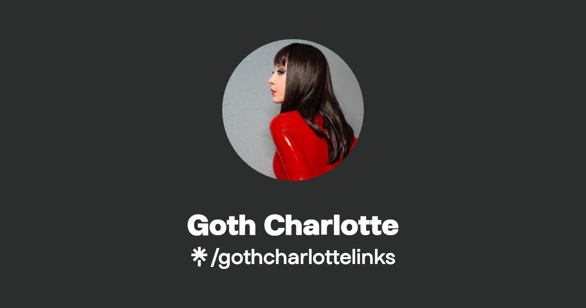 Goth Charlotte - Find Goth Charlotte Onlyfans - Linktree