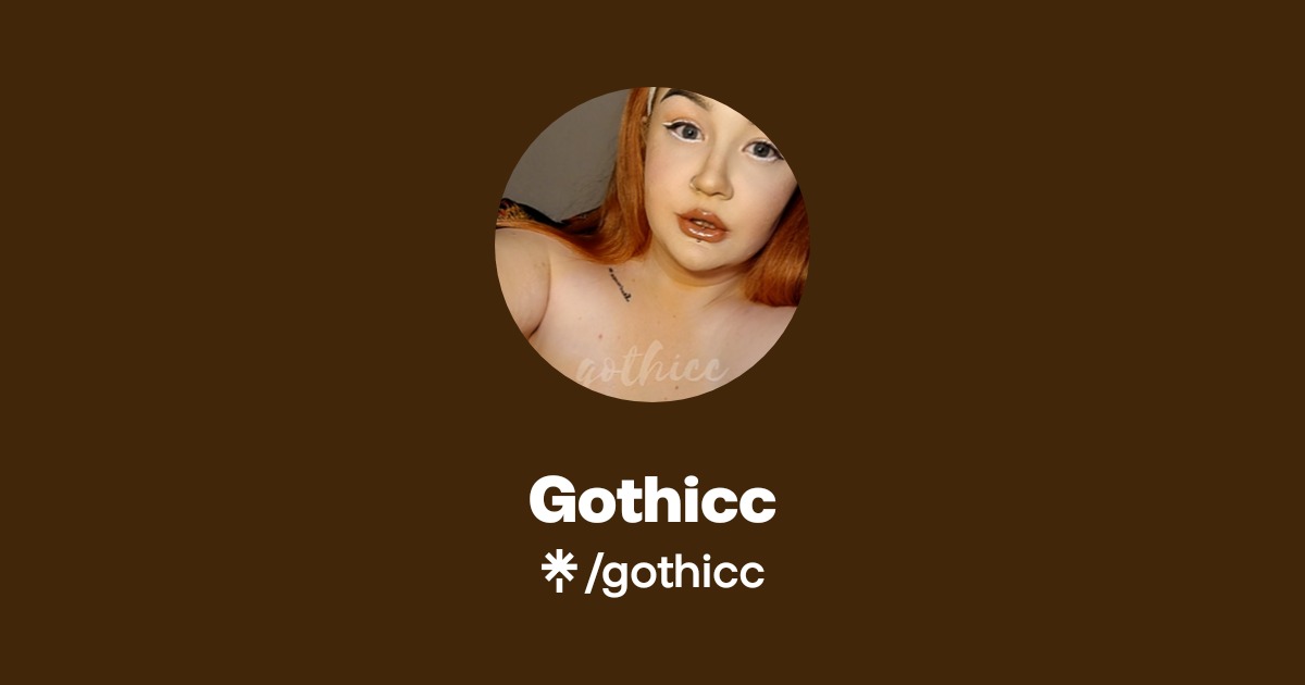 Gothicc - Find Gothicc Onlyfans - Linktree