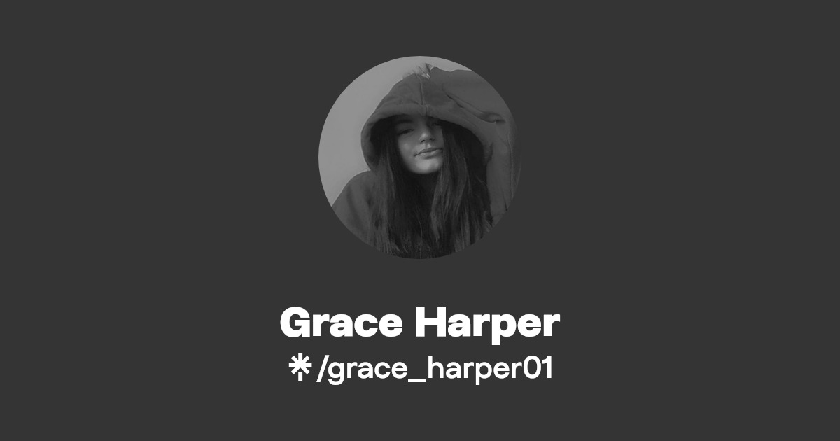 Grace Harper | Twitter, Twitch | Linktree