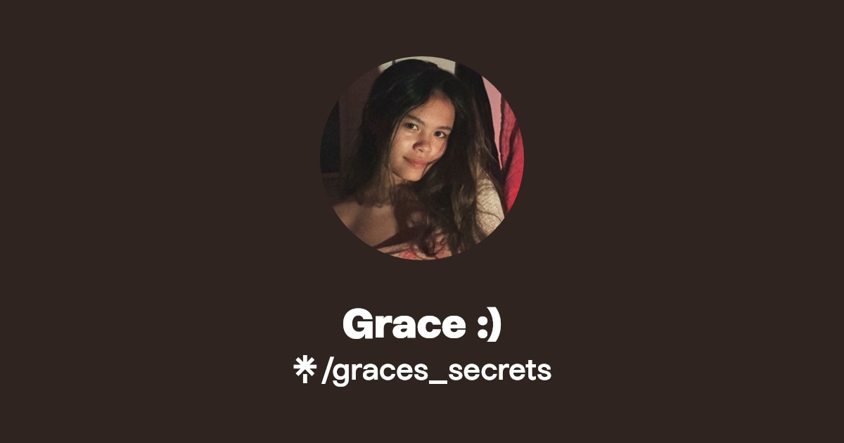 Grace ) Instagram, TikTok Linktree