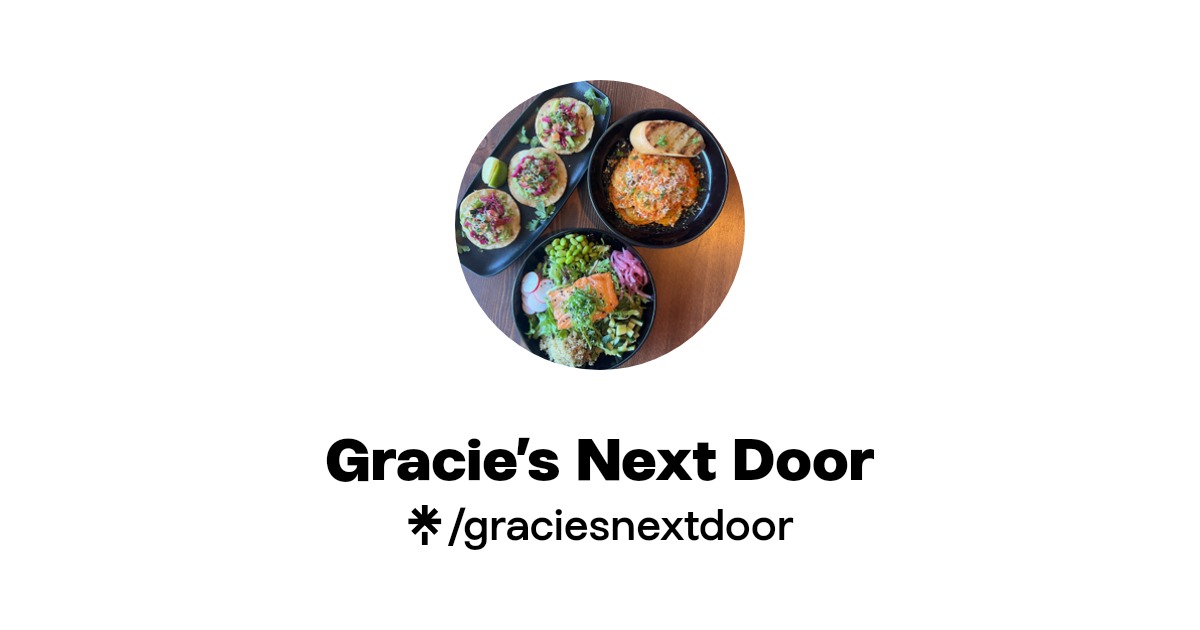 Gracie’s Next Door | Instagram | Linktree