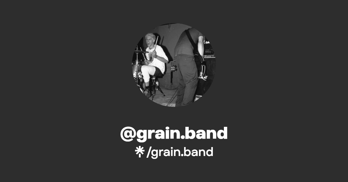 grain.band Instagram Linktree