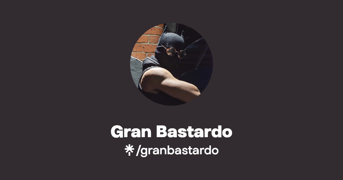 Gran Bastardo Instagram Linktree
