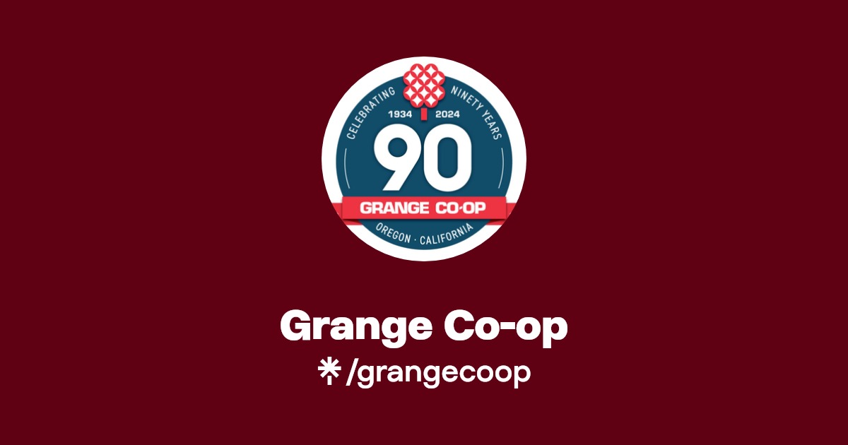 Grange Coop Instagram, Facebook Linktree