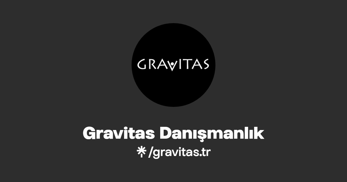 Gravitas Danışmanlık Instagram, Facebook Linktree