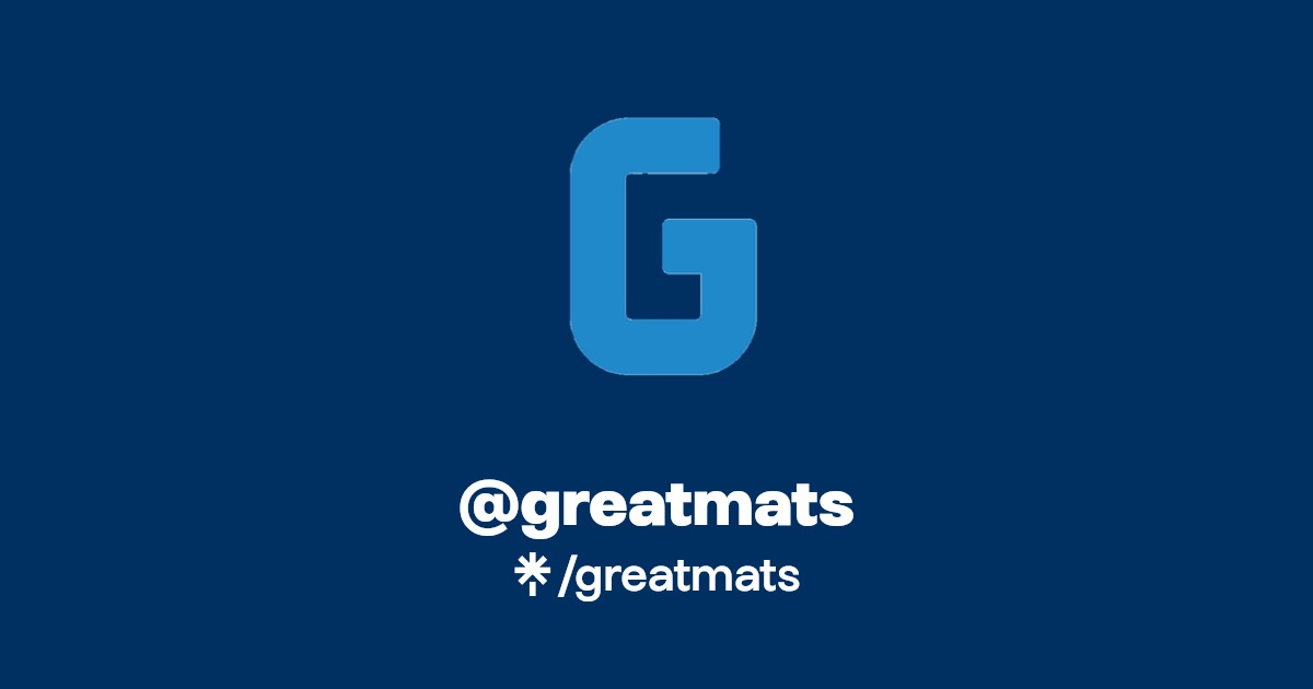 greatmats Twitter, Instagram, Facebook, TikTok Linktree