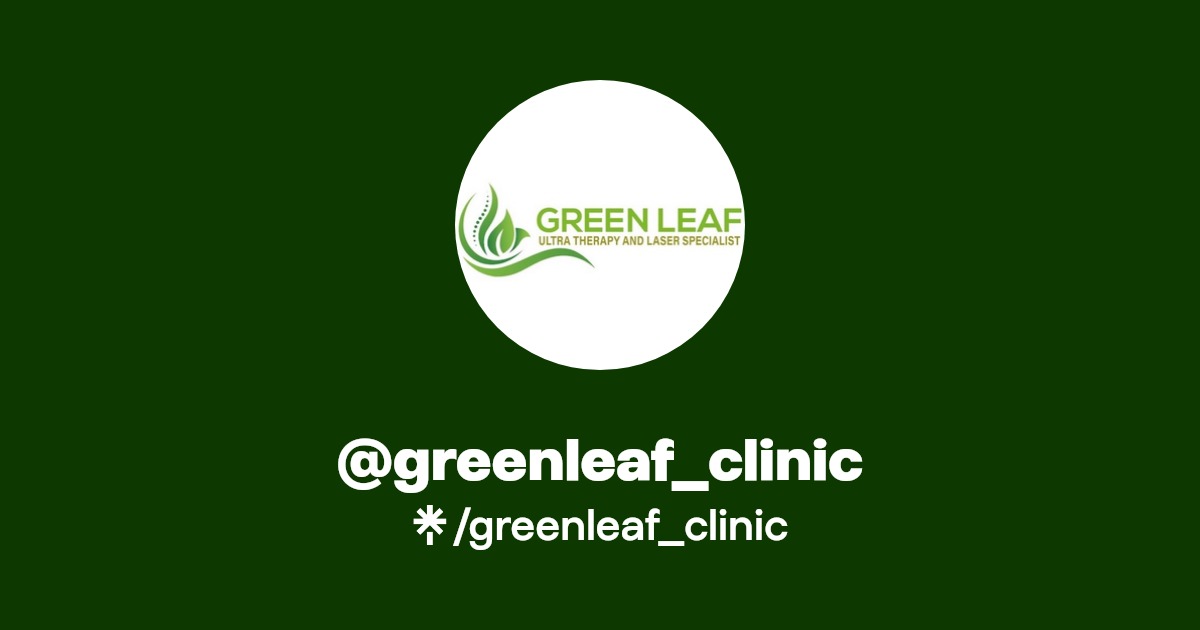 greenleaf_clinic Instagram, Facebook Linktree