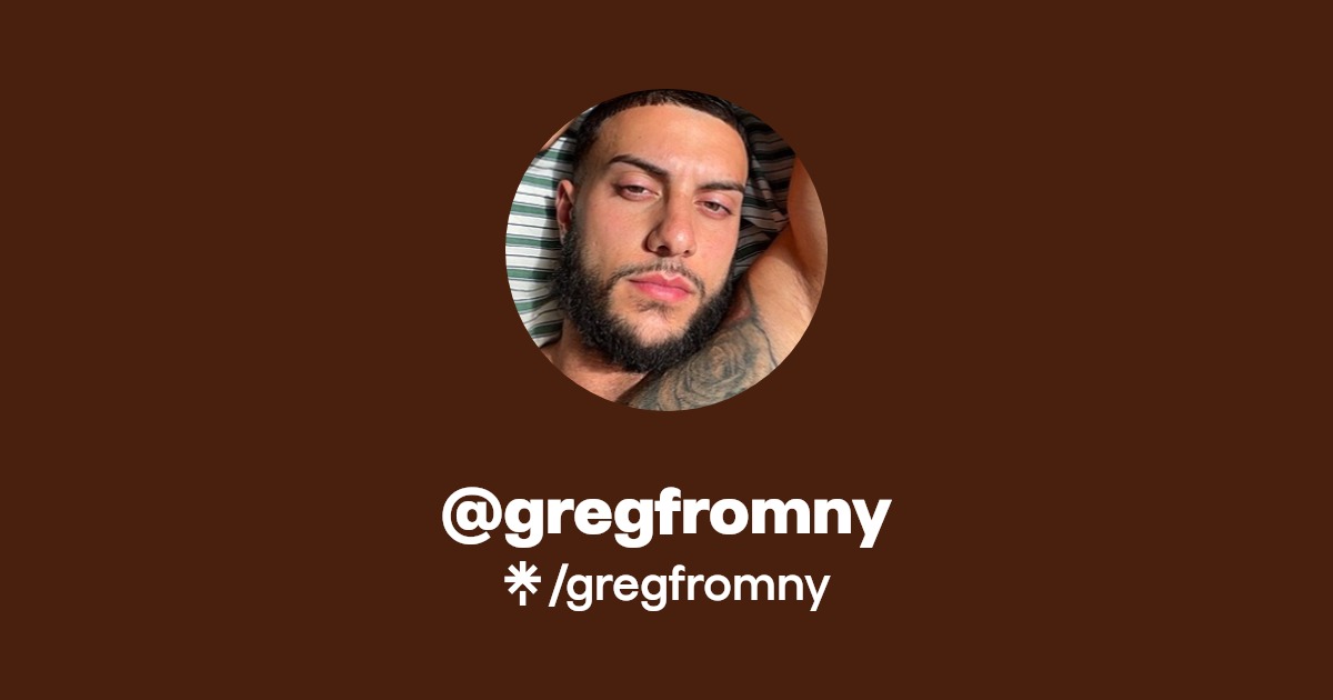 gregfromny - Find @gregfromny Onlyfans - Linktree