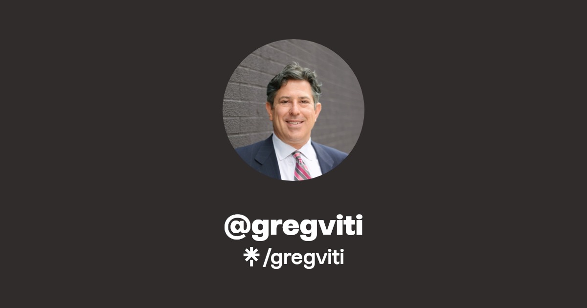 gregviti Instagram, Facebook Linktree