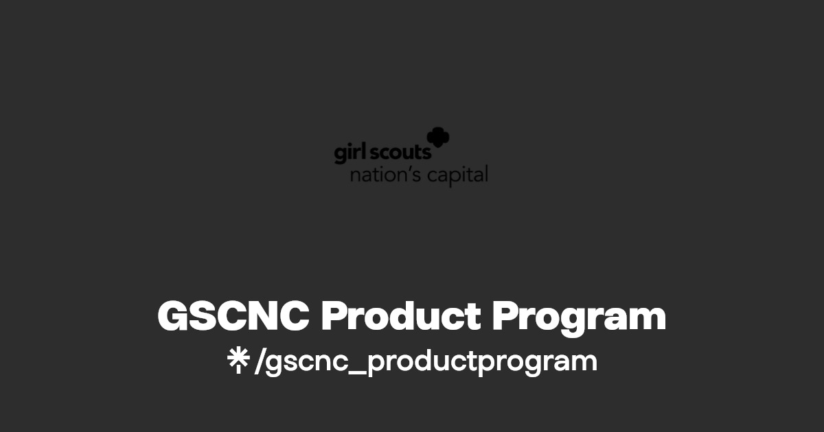 GSCNC Product Program Linktree