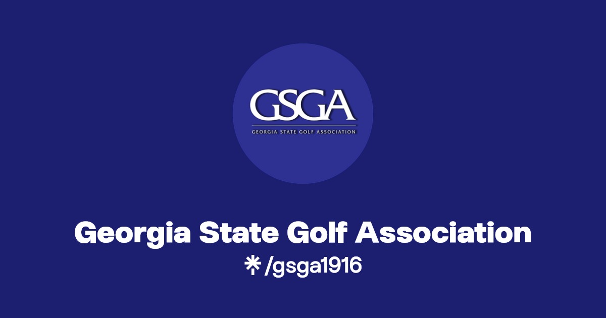 State Golf Association Instagram, Facebook Linktree