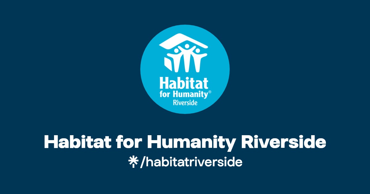 Habitat for Humanity Riverside Instagram, Facebook Linktree