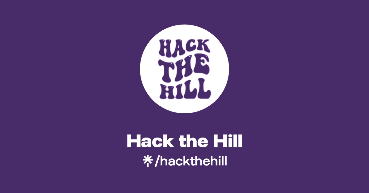 Hack the Hill Twitter, Instagram, Facebook, TikTok Linktree