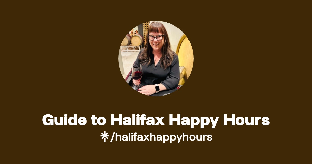 Guide to Halifax Happy Hours Instagram Linktree
