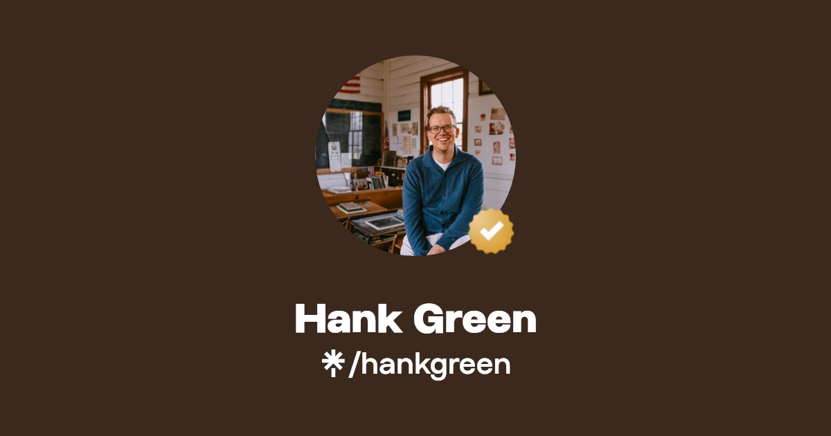 Hank Green Linktree