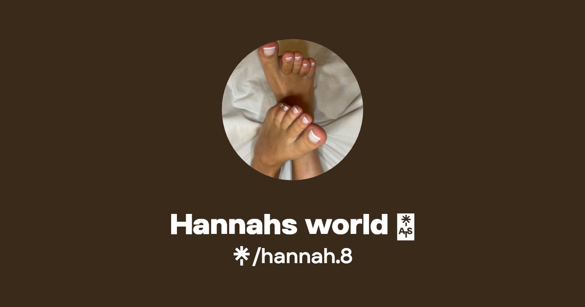 Hannahs world 🌸 - Find Hannahs world 🌸 Onlyfans - Linktree