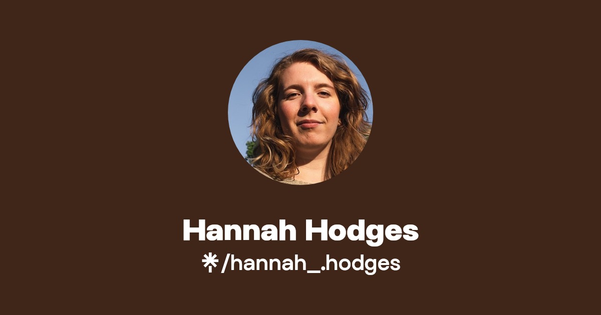 Hannah Hodges Facebook Linktree