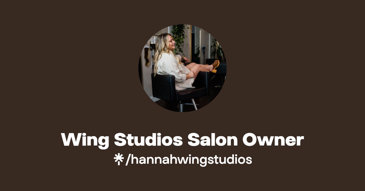 Wing Studios Salon Owner Instagram, Facebook Linktree