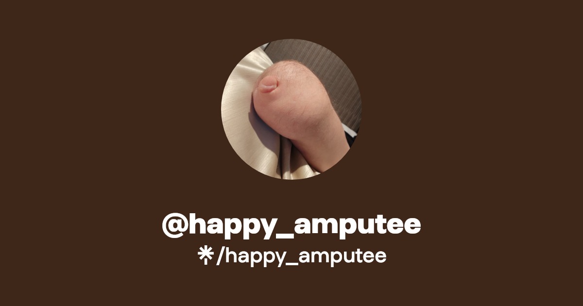 happy_amputee - Find @happy_amputee Onlyfans - Linktree