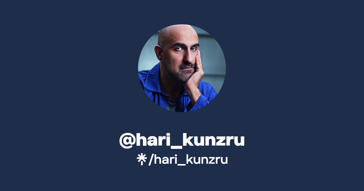 hari_kunzru Listen on Spotify Linktree