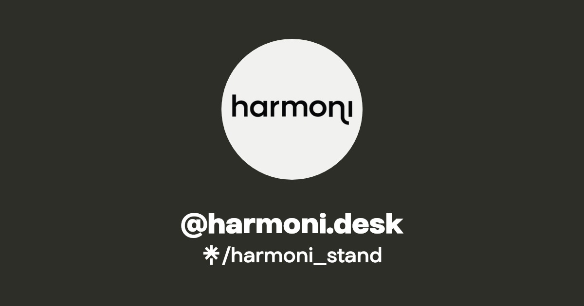harmoni.desk Instagram, Facebook Linktree